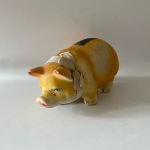 Vintage "First Prize Pig" Ceramic Figurine